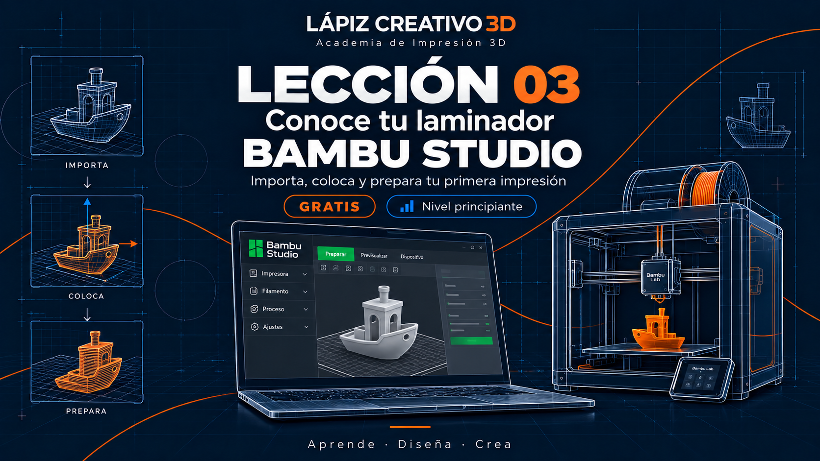 Lección 03: Conoce Bambu Studio